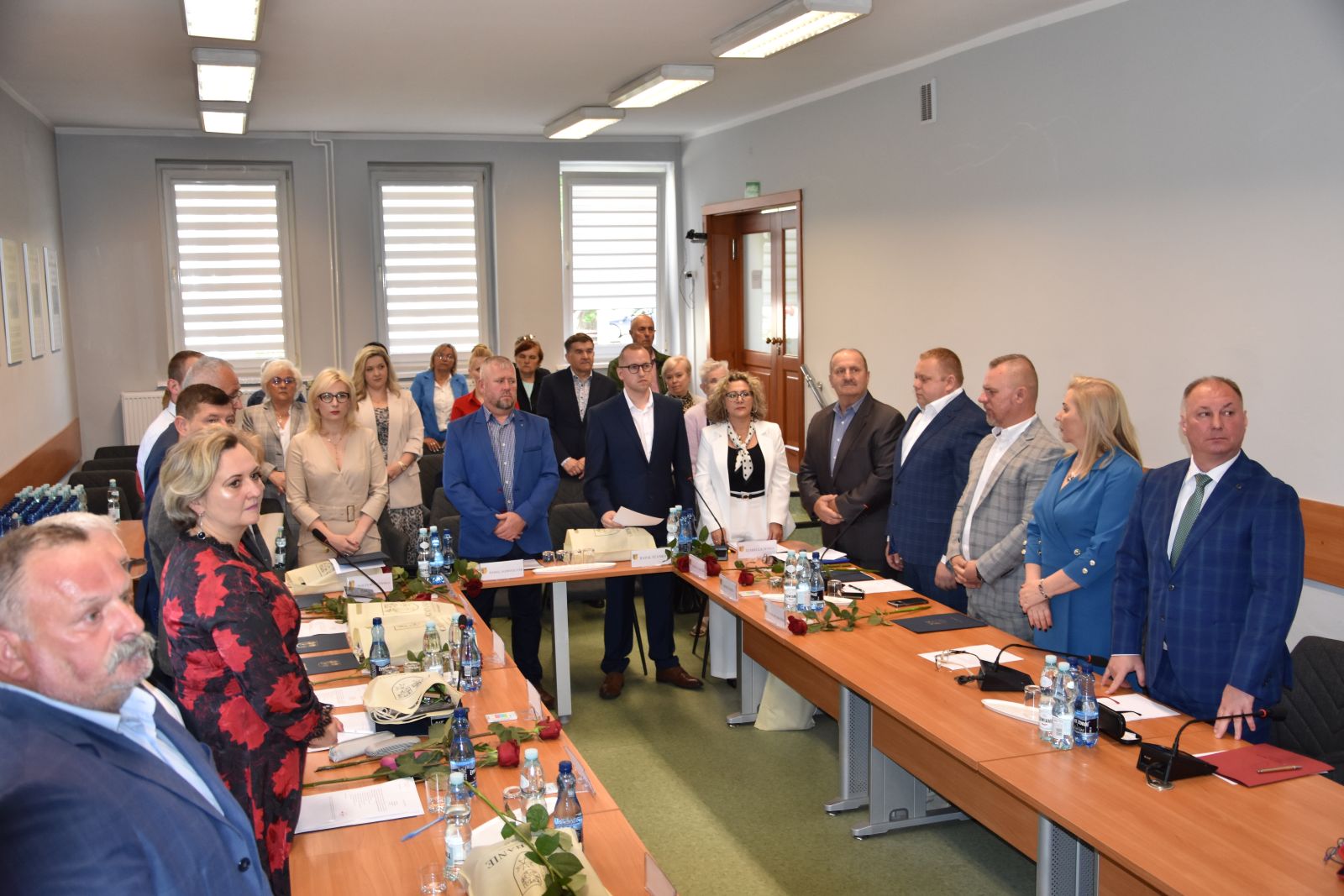 Zdjęcie: I Sesja Rady Gminy Banie.