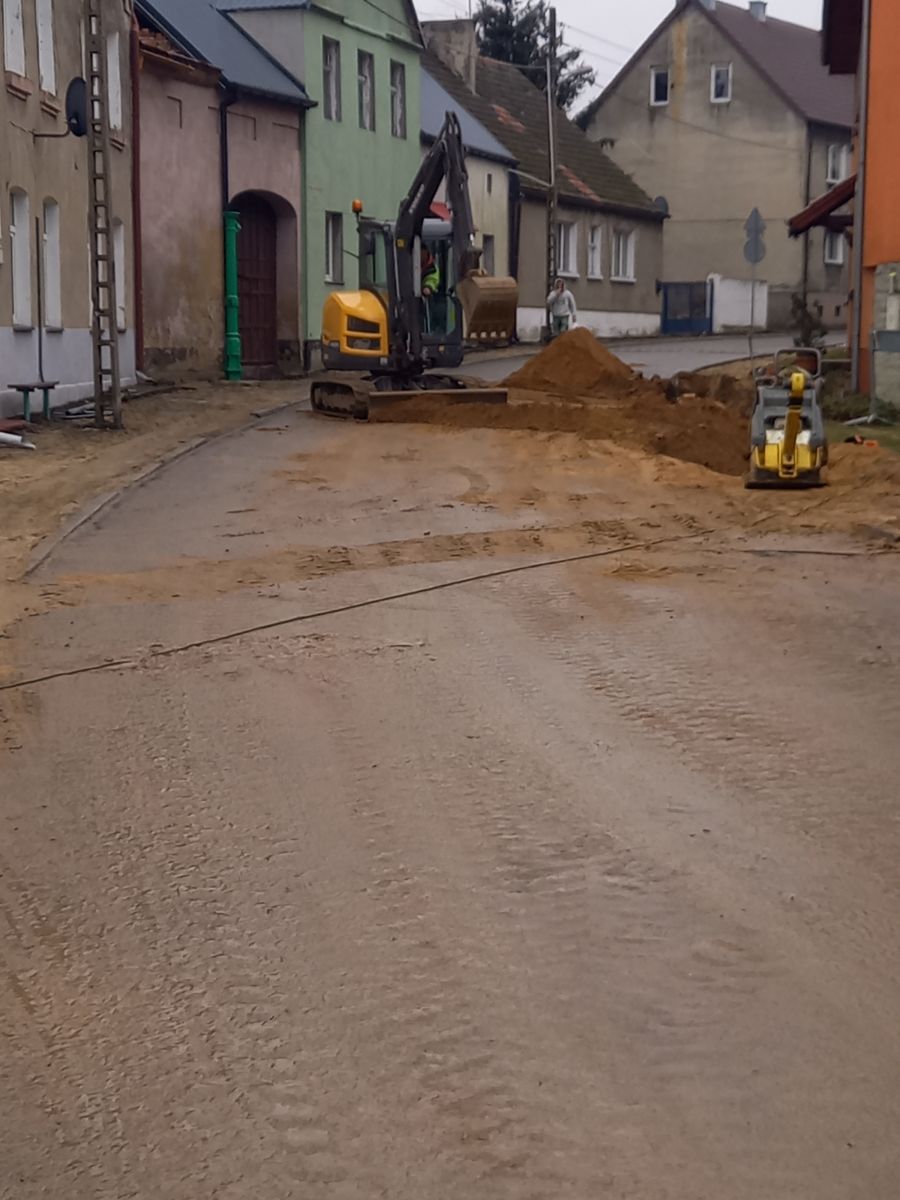 Zdjęcie: Rozpoczęcie prac na ulicach w Baniach