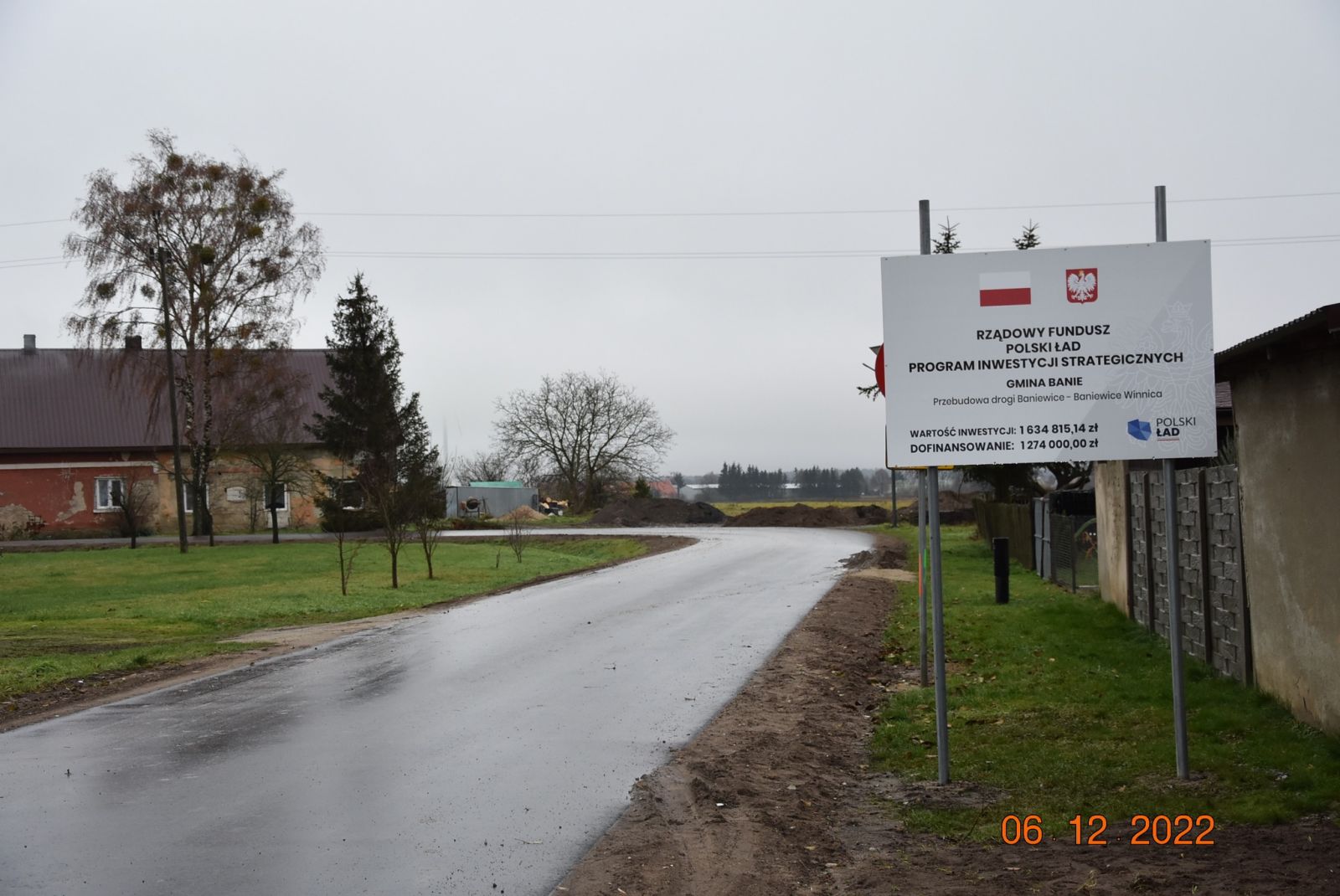 Zdjęcie: Mieszkańcy Baniewic mają nową drogę!
